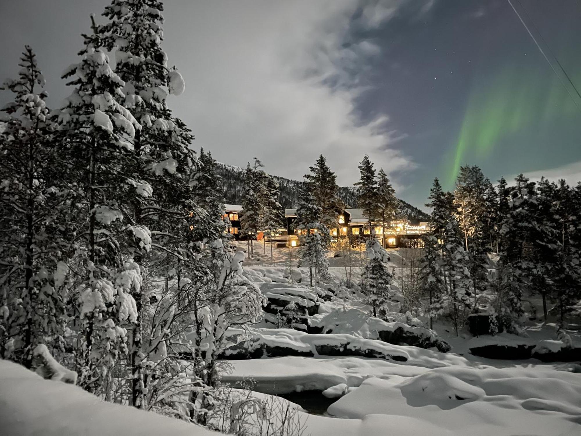 Pollfoss Hotell Skjak Bagian luar foto